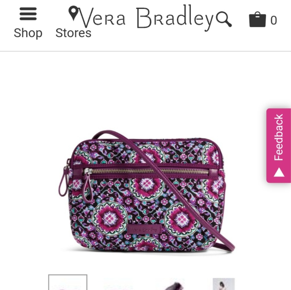 Vera Bradley Iconic Little Crossbody Bag
